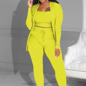 Lime Green 3 Piece Set